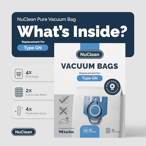 Miele compatible bag - multi-layer microfibre filtration