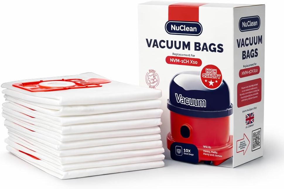 Henry Hoover bags 10 pack - bags only